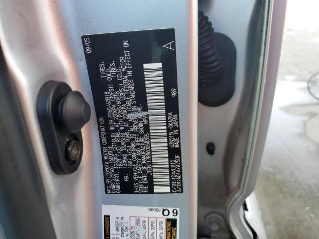 Photo 14 from auction – 2006 TOYOTA 4RUNNER LI with VIN JTEBT17R860058355