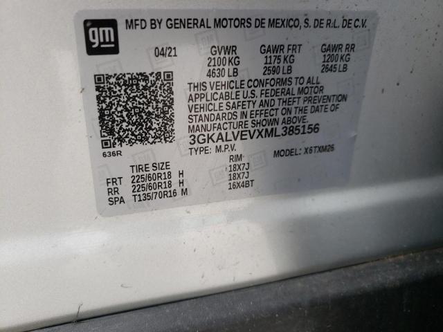Photo 14 from auction – 2021 GMC TERRAIN SL with VIN 3GKALVEVXML385156
