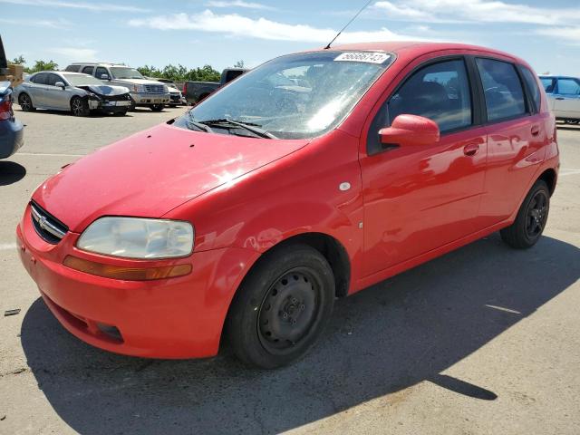 CHEVROLET AVEO BASE 2007 with VIN KL1TD66697B764354 - Photo from auction