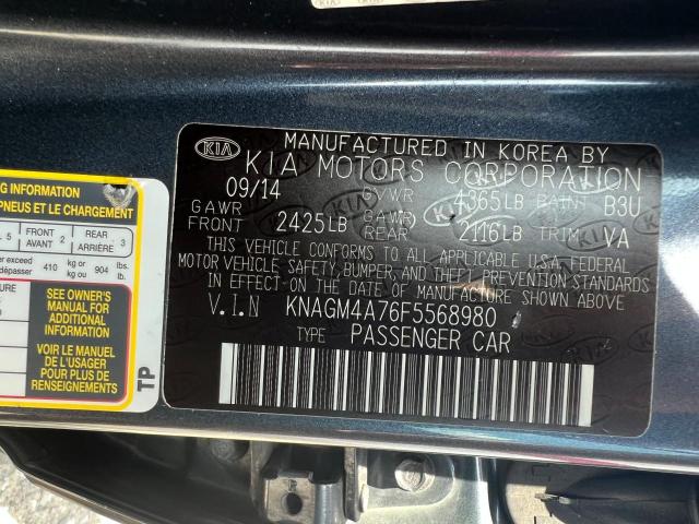 Photo 10 from auction – 2015 KIA OPTIMA LX with VIN KNAGM4A76F5568980