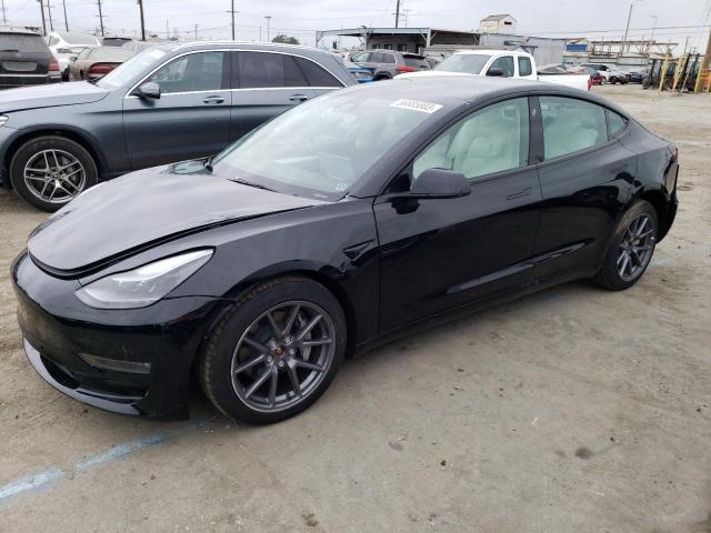 TESLA MODEL 3 2022 with VIN 5YJ3E1EB1NF203969 - Photo from auction