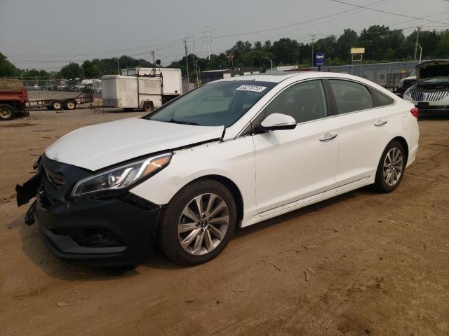 HYUNDAI SONATA SPO 2017 with VIN 5NPE34AF3HH490942 - Photo from auction