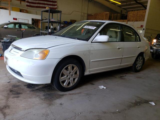HONDA CIVIC EX 2003 with VIN 2HGES26863H568361 - Photo from auction