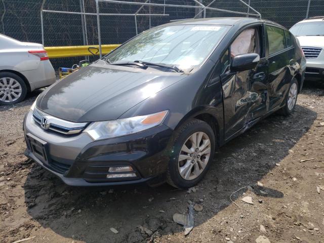 HONDA INSIGHT EX 2013 with VIN JHMZE2H71DS000622 - Photo from auction