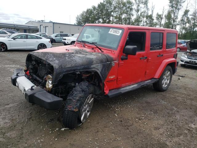 JEEP WRANGLER U 2015 with VIN 1C4BJWEGXFL542115 - Photo from auction