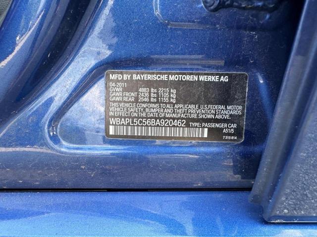 Photo 10 from auction – 2011 BMW 335 XI with VIN WBAPL5C56BA920462