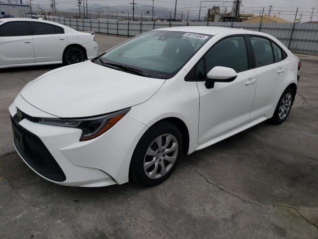 TOYOTA COROLLA LE 2022 with VIN 5YFEPMAE3NP287138 - Photo from auction