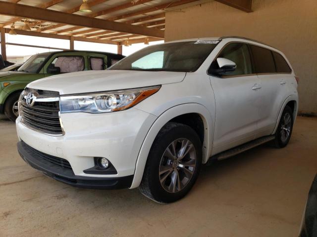 TOYOTA HIGHLANDER 2015 with VIN 5TDKKRFH8FS102009 - Photo from auction