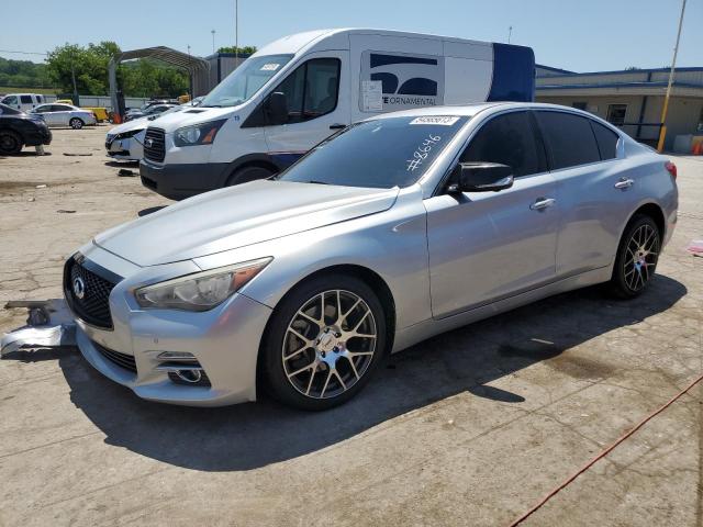 INFINITI Q50 BASE 2014 with VIN JN1BV7AR2EM698646 - Photo from auction
