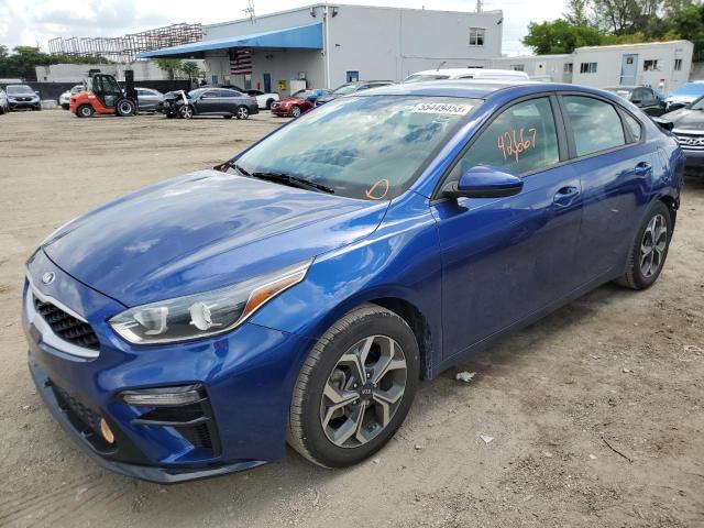 KIA FORTE FE 2020 with VIN 3KPF24AD1LE140566 - Photo from auction