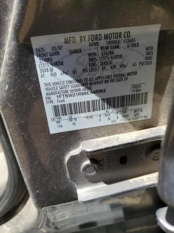 Photo 10 from auction – 2008 FORD F250 SUPER with VIN 1FTSW21R88EA45962