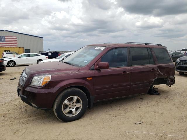 HONDA PILOT EXL 2008 with VIN 5FNYF285X8B009072 - Photo from auction