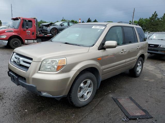 HONDA PILOT EX 2006 with VIN 2HKYF18486H512289 - Photo from auction