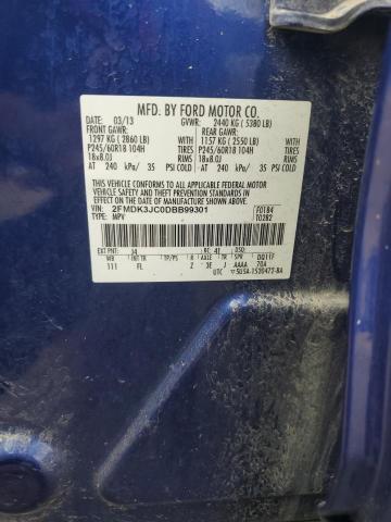 Photo 14 from auction – 2013 FORD EDGE SEL with VIN 2FMDK3JC0DBB99301