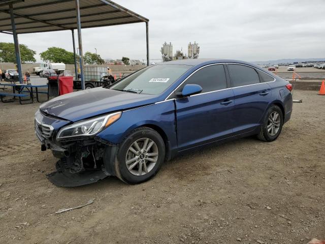 HYUNDAI SONATA SE 2015 with VIN 5NPE24AF7FH169745 - Photo from auction