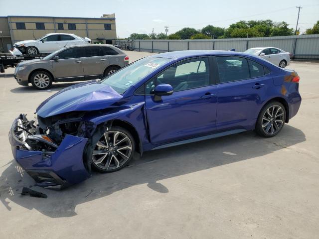 TOYOTA COROLLA SE 2021 with VIN 5YFS4MCE0MP097871 - Photo from auction