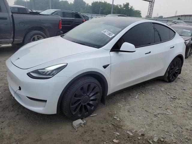 TESLA MODEL Y 2020 مع رقم تعريف المركبة 5YJYGDEE8LF026118 - صورة من المزاد
