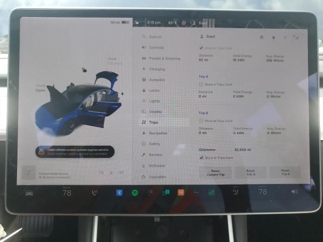 Photo 9 from auction – 2018 TESLA MODEL 3 with VIN 5YJ3E1EB7JF096551