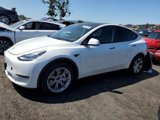 TESLA MODEL Y 2021 with VIN 5YJYGAEE1MF280849 - Photo from auction