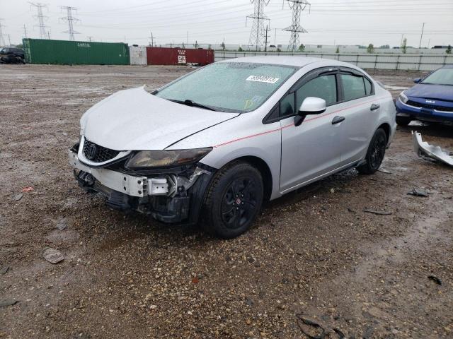 HONDA CIVIC LX 2013 with VIN 19XFB2F55DE066821 - Photo from auction