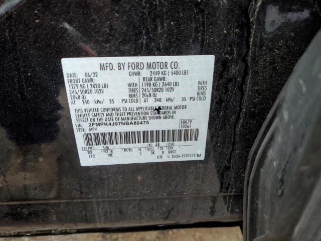 Photo 14 from auction – 2022 FORD EDGE SEL with VIN 2FMPK4J97NBA80475