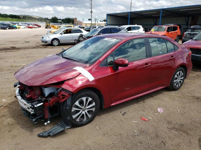 TOYOTA COROLLA LE 2022 with VIN JTDEAMDE1NJ054747 - Photo from auction