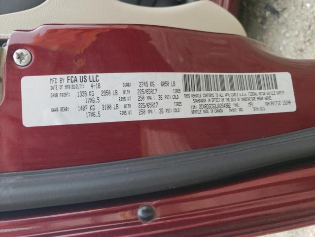 Photo 14 from auction – 2018 DODGE GRAND CARA with VIN 2C4RDGCG3JR264382