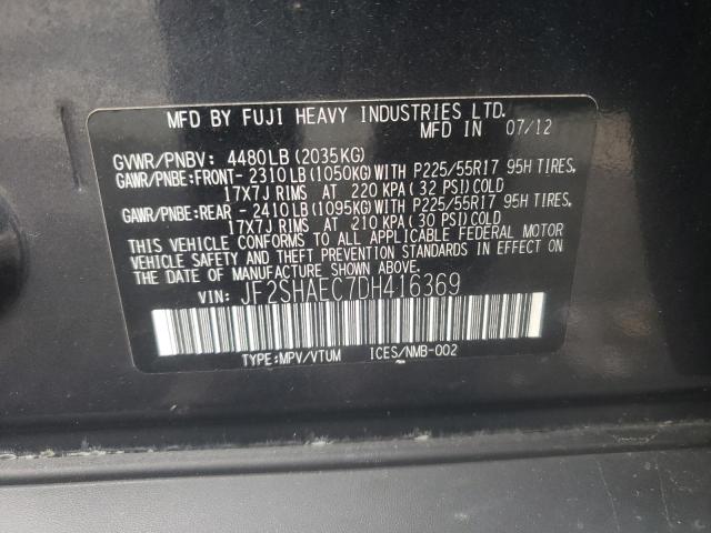 Photo 14 from auction – 2013 SUBARU FORESTER L with VIN JF2SHAEC7DH416369