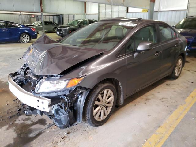 HONDA CIVIC EX 2012 with VIN 2HGFB2F85CH547358 - Photo from auction