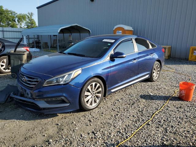 HYUNDAI SONATA SPO 2017 with VIN 5NPE34AF6HH596236 - Photo from auction