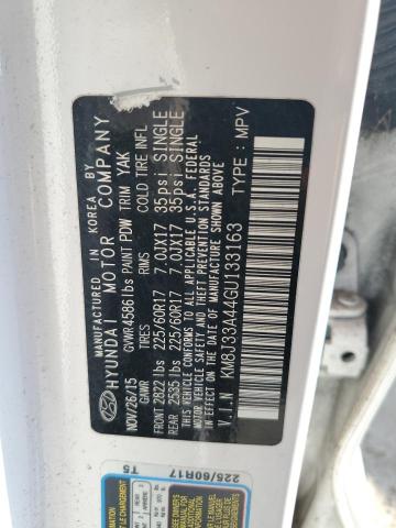 Photo 14 from auction – 2016 HYUNDAI TUCSON LIM with VIN KM8J33A44GU133163