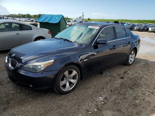 BMW 525 I 2007 with VIN WBANE53567CY04711 - Photo from auction