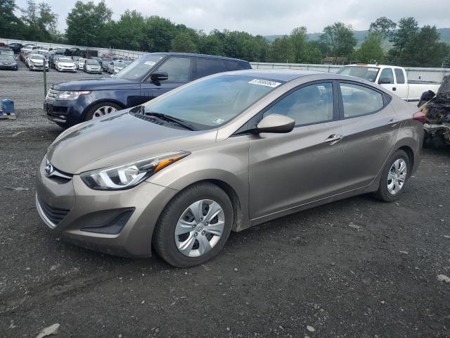 HYUNDAI ELANTRA SE 2016 with VIN 5NPDH4AE0GH664310 - Photo from auction