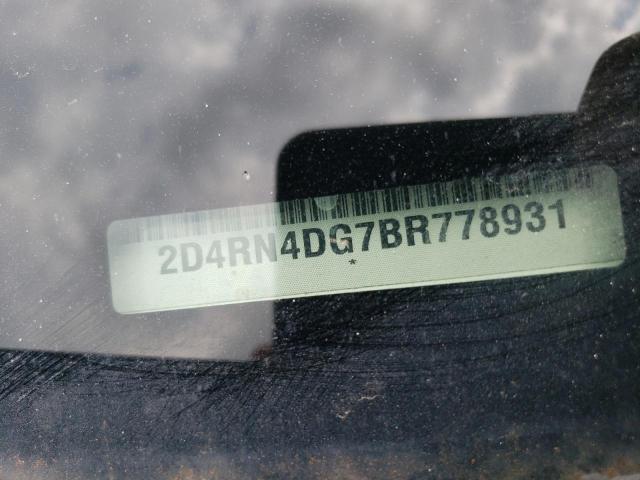 Photo 14 from auction – 2011 DODGE GRAND CARA with VIN 2D4RN4DG7BR778931