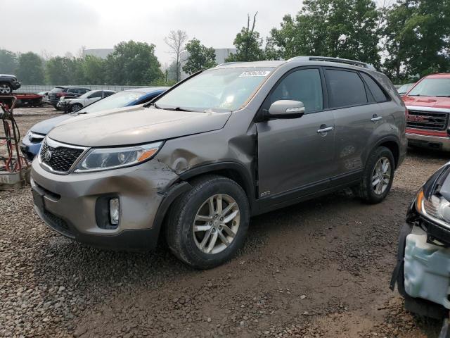 KIA SORENTO LX 2015 with VIN 5XYKTCA68FG587409 - Photo from auction