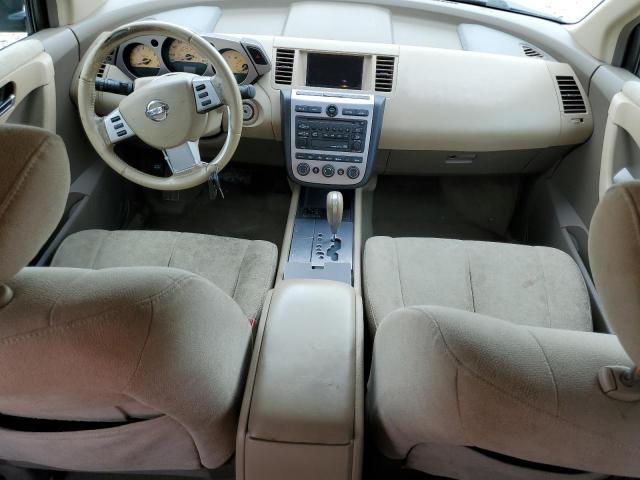 Photo 8 from auction – 2005 NISSAN MURANO SL with VIN JN8AZ08T85W306929