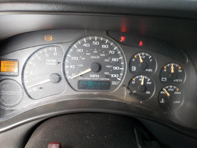 Photo 9 from auction – 2002 CHEVROLET AVALANCHE with VIN 3GNEK13T62G187990