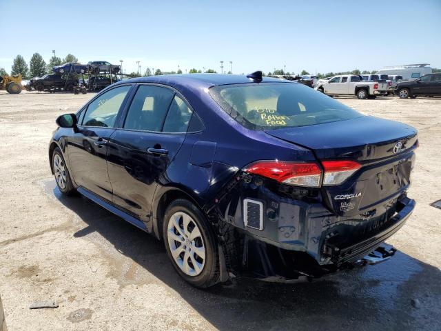 Photo 2 from auction – 2021 TOYOTA COROLLA LE with VIN JTDEPMAE3MJ172459