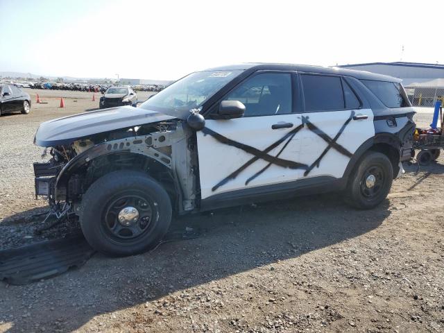 FORD EXPLORER P 2021 with VIN 1FM5K8AW6MNA20128 - Photo from auction
