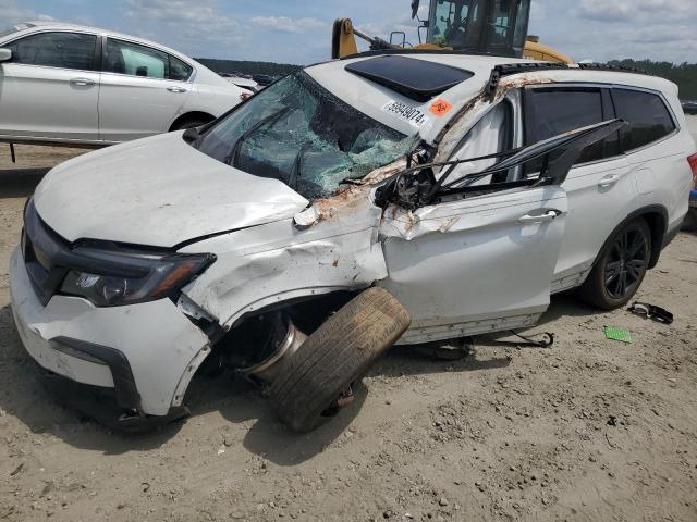 HONDA PILOT SE 2022 with VIN 5FNYF6H26NB003293 - Photo from auction