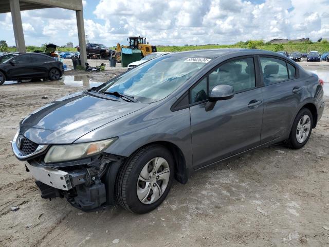 HONDA CIVIC LX 2013 with VIN 19XFB2F58DE096590 - Photo from auction
