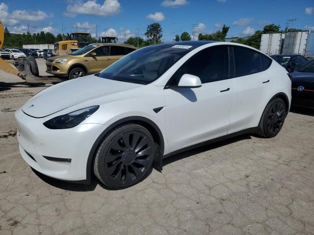 TESLA MODEL Y 2023 with VIN 7SAYGDEFXPF847612 - Photo from auction