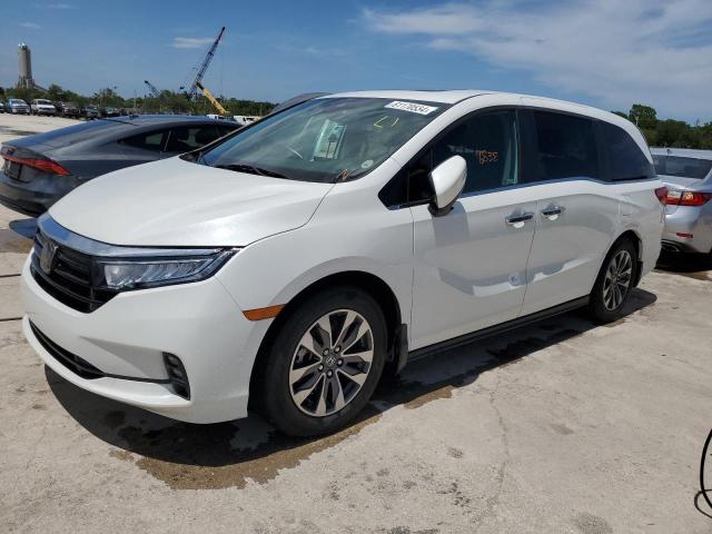 HONDA ODYSSEY EX 2021 with VIN 5FNRL6H78MB045164 - Photo from auction