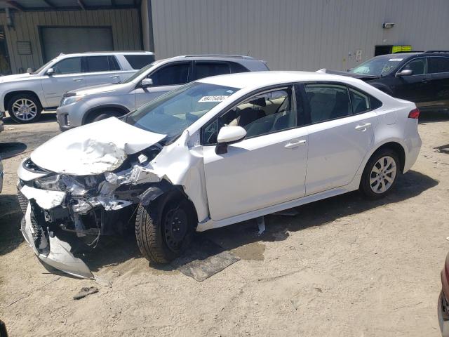 TOYOTA COROLLA LE 2022 with VIN JTDEPMAE8NJ208258 - Photo from auction