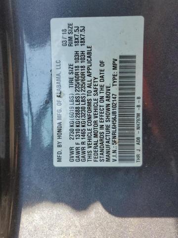 Photo 14 from auction – 2018 HONDA ODYSSEY EX with VIN 5FNRL6H56JB102147