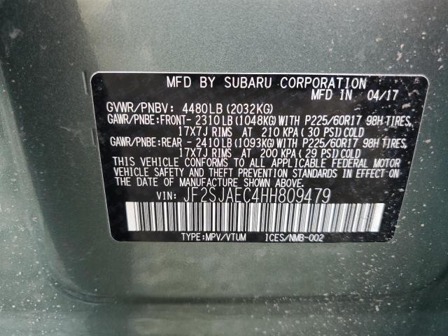 Photo 14 from auction – 2017 SUBARU FORESTER 2 with VIN JF2SJAEC4HH809479