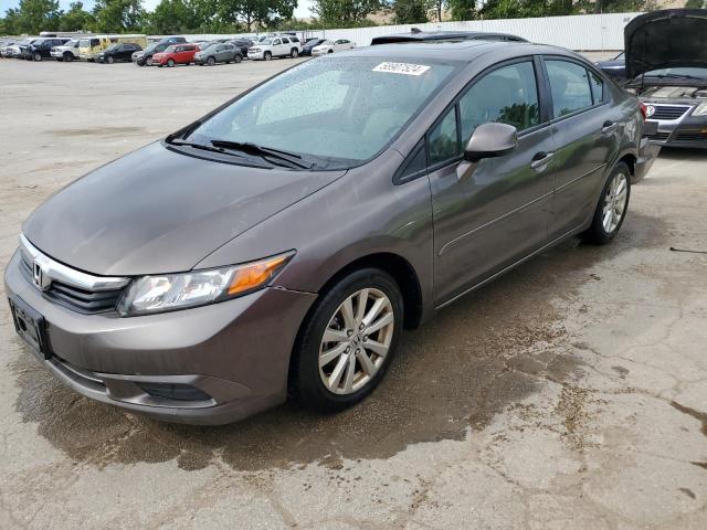 HONDA CIVIC EXL 2012 with VIN 19XFB2F91CE007203 - Photo from auction
