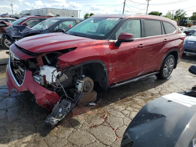 TOYOTA HIGHLANDER 2022 with VIN 5TDEBRCH8NS077712 - Photo from auction