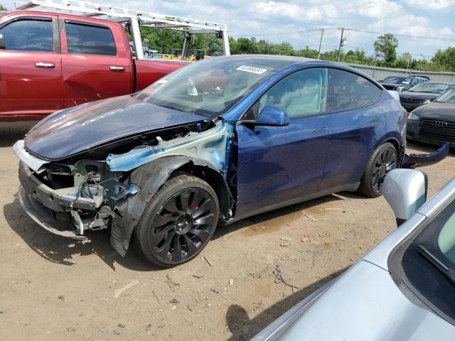 TESLA MODEL Y 2022 with VIN 7SAYGDEF7NF464451 - Photo from auction