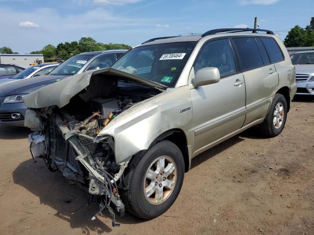TOYOTA HIGHLANDER 2001 with VIN JTEHF21A610032596 - Photo from auction